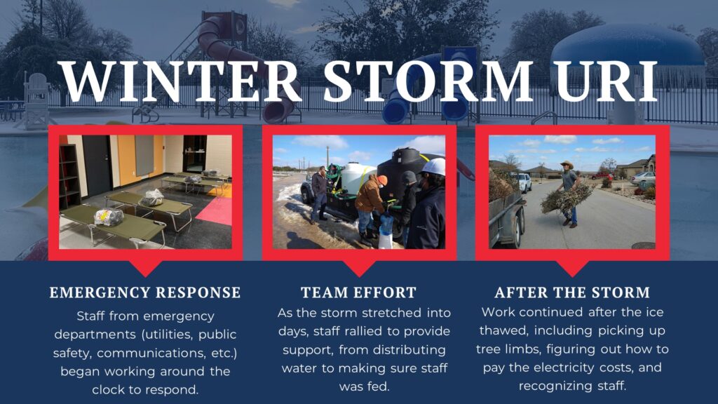 Winter Storm Uri: respuesta de emergencia, esfuerzo de equipo, después de la tormenta