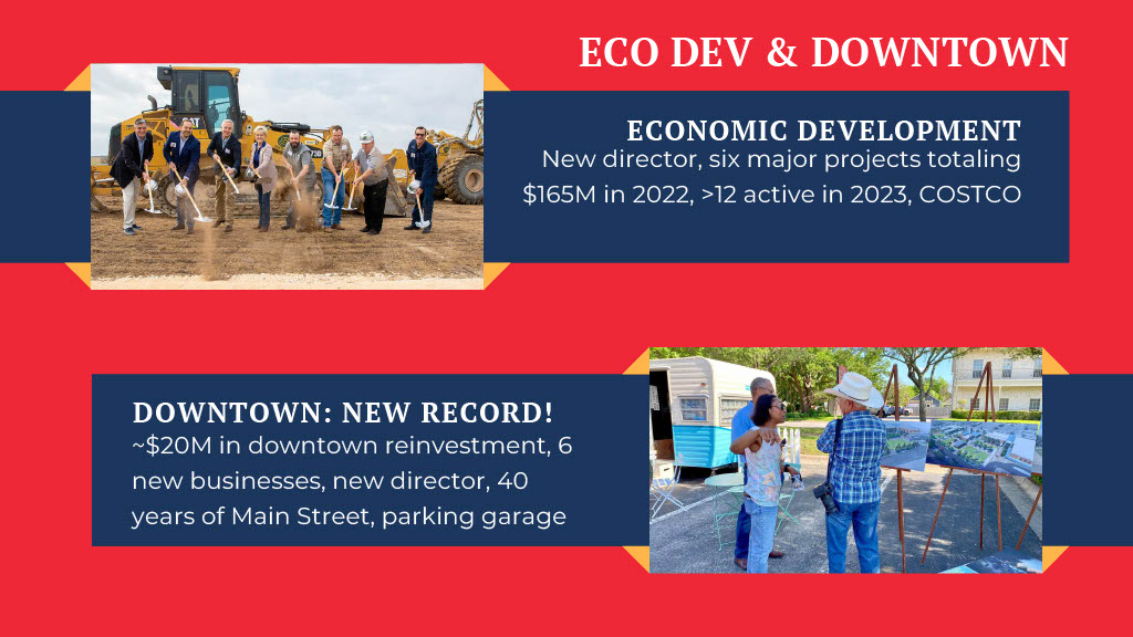 Economic Development and downtown