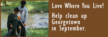 Imagen: ¡Ayude a limpiar Georgetown en septiembre!