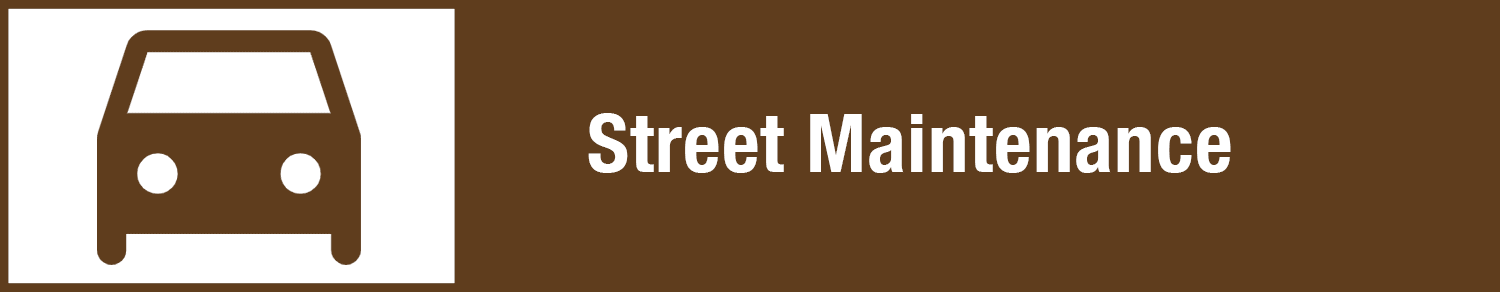 Street maintenance dates