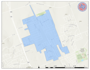 Mosquito spray area near Pinnacle Park in southeast Georgetown